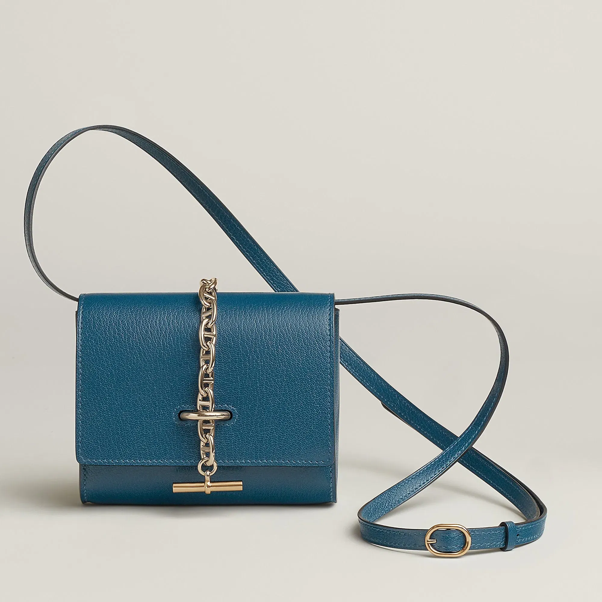 Hermes Chaine D'Ancre To Go Wallet Noir