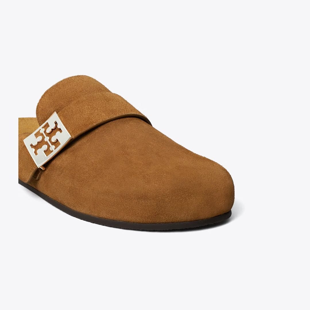 Tory Burch Mellow Mule COGNAC BROWN / SILVER