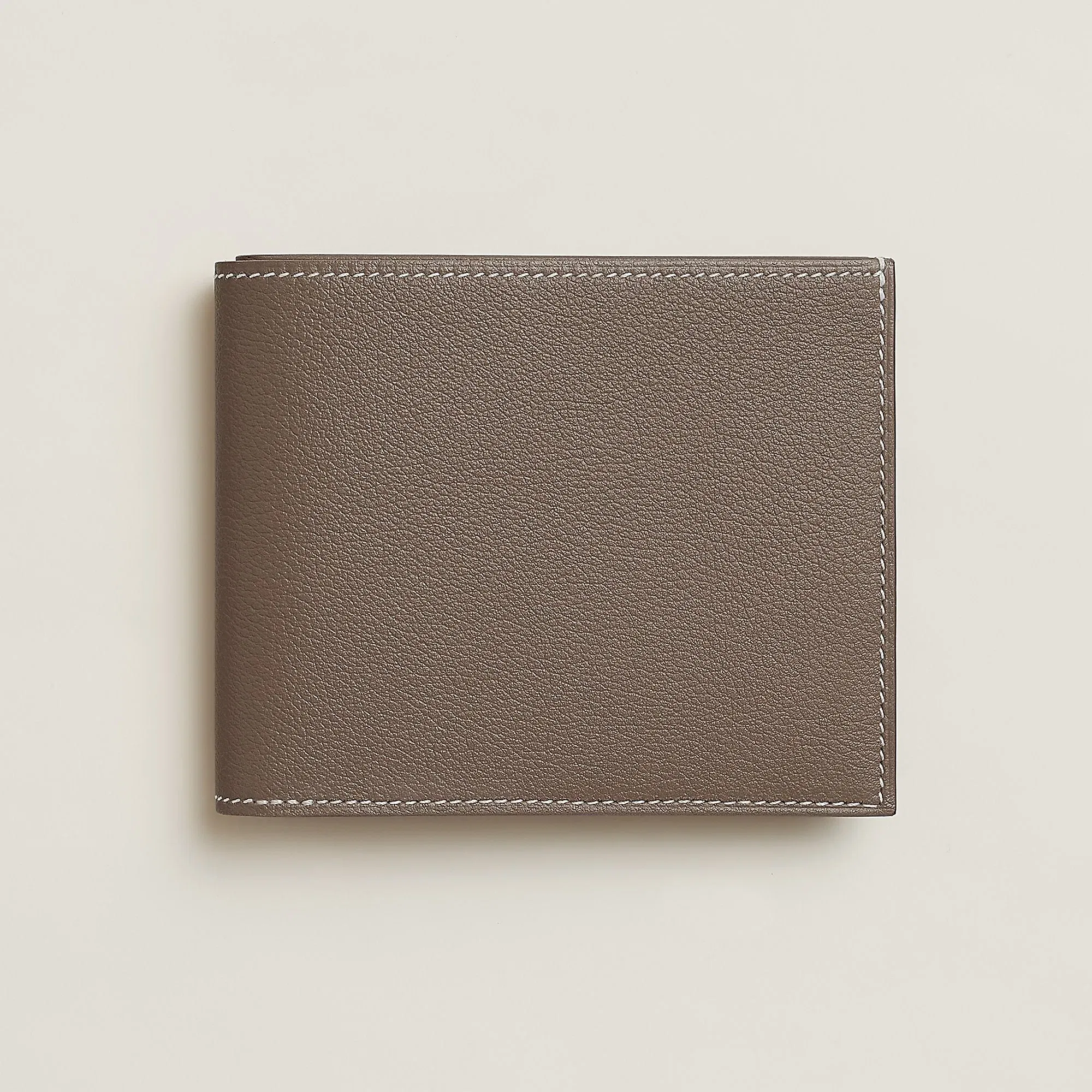 Hermes Citizen Twill Compact Card Holder Alezan