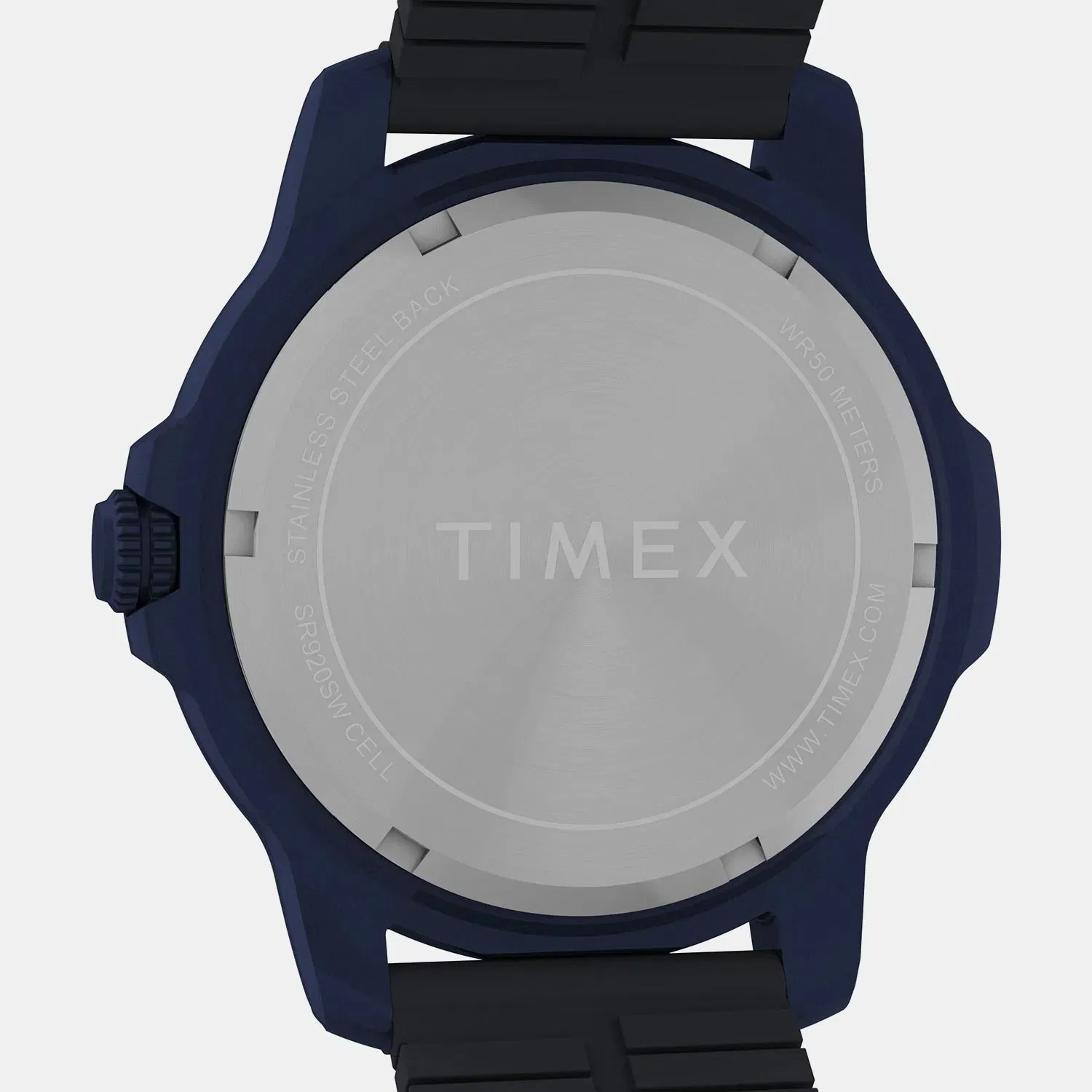 Timex Expedition Timber Men Quartz Blue Dial Analog Silicone Watch Tw4B34600Uj