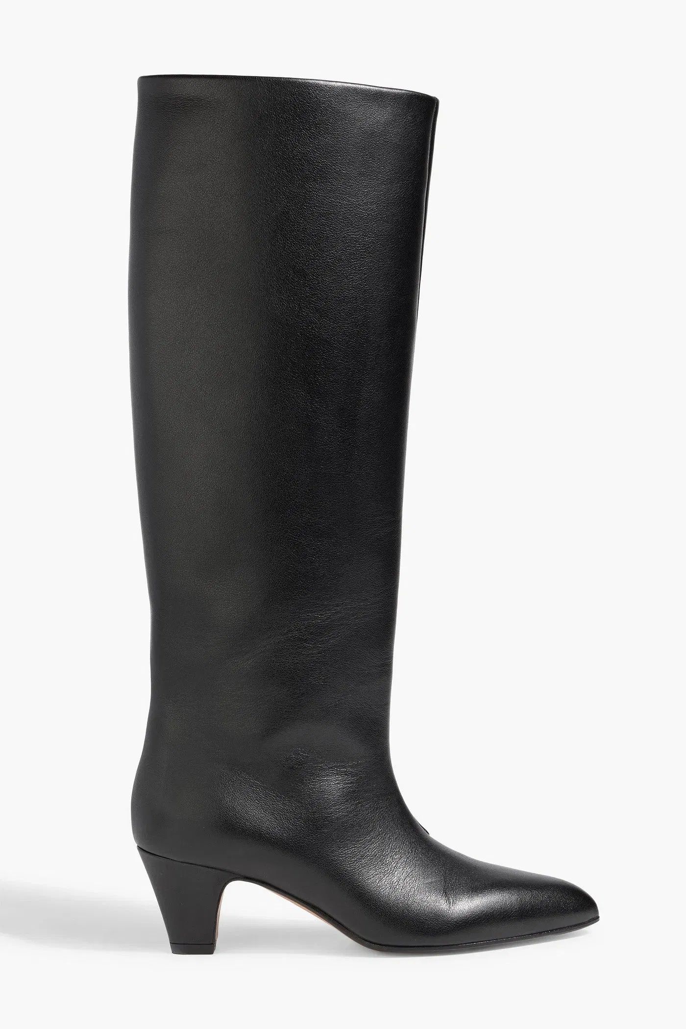 Bally Arval 55 Leather Knee Boots Black Women's
