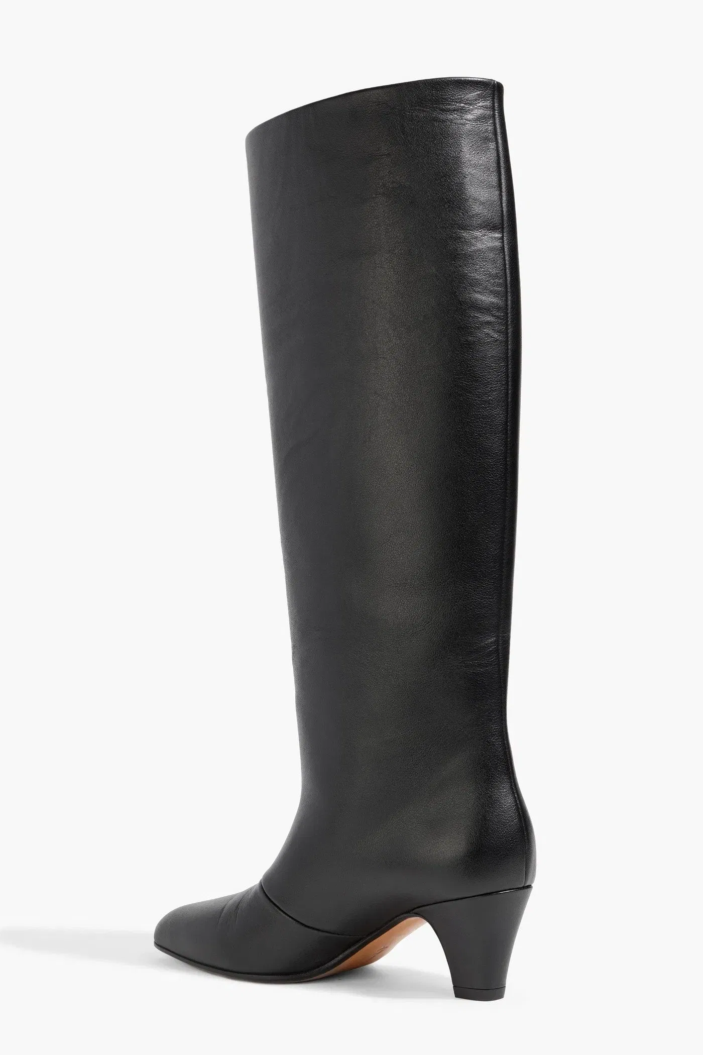 Bally Arval 55 Leather Knee Boots Black Women's