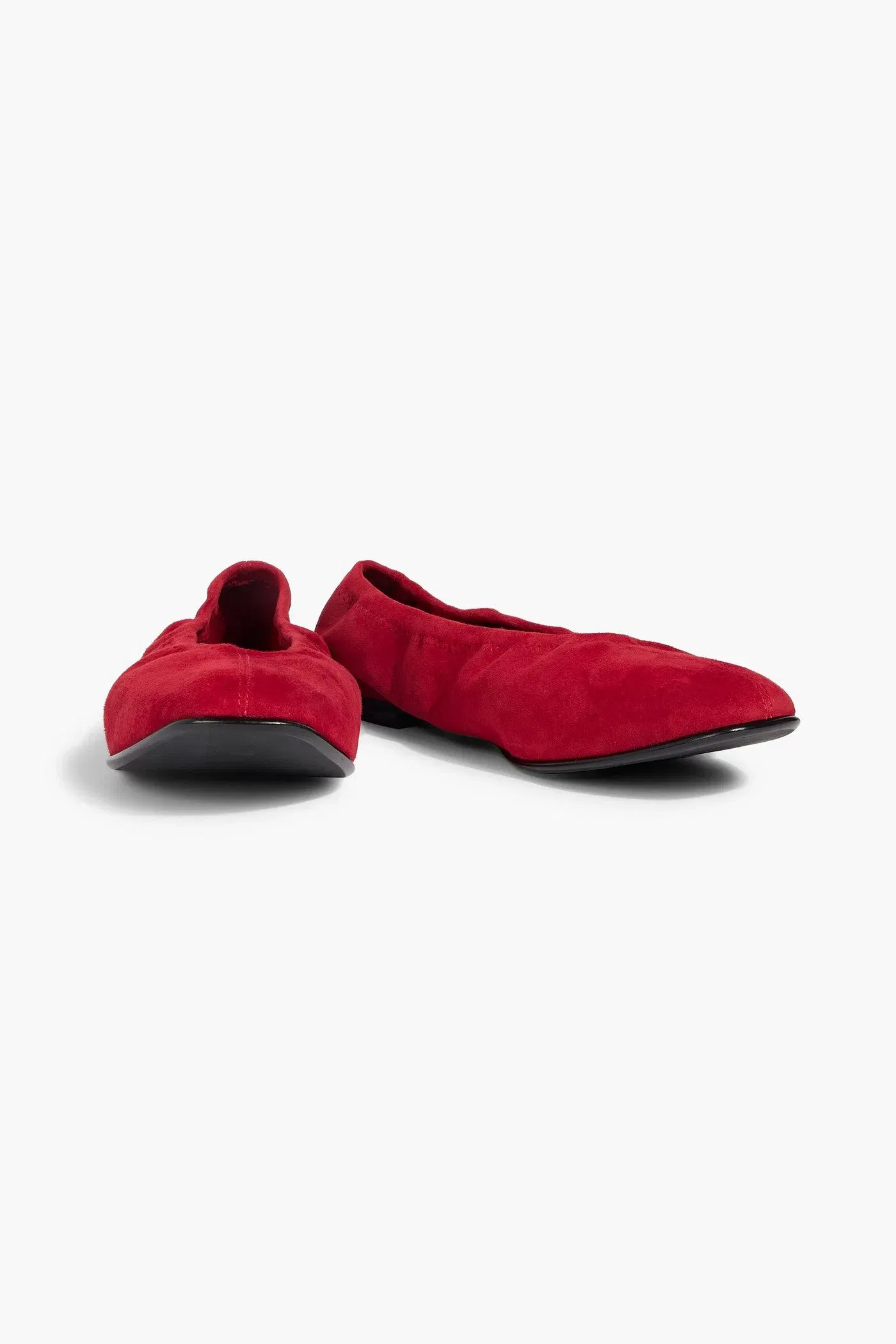Simkhai Danna Suede Ballet Flats Red Women's