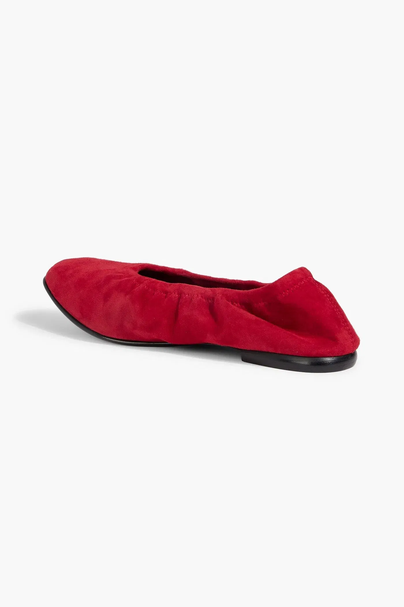 Simkhai Danna Suede Ballet Flats Red Women's