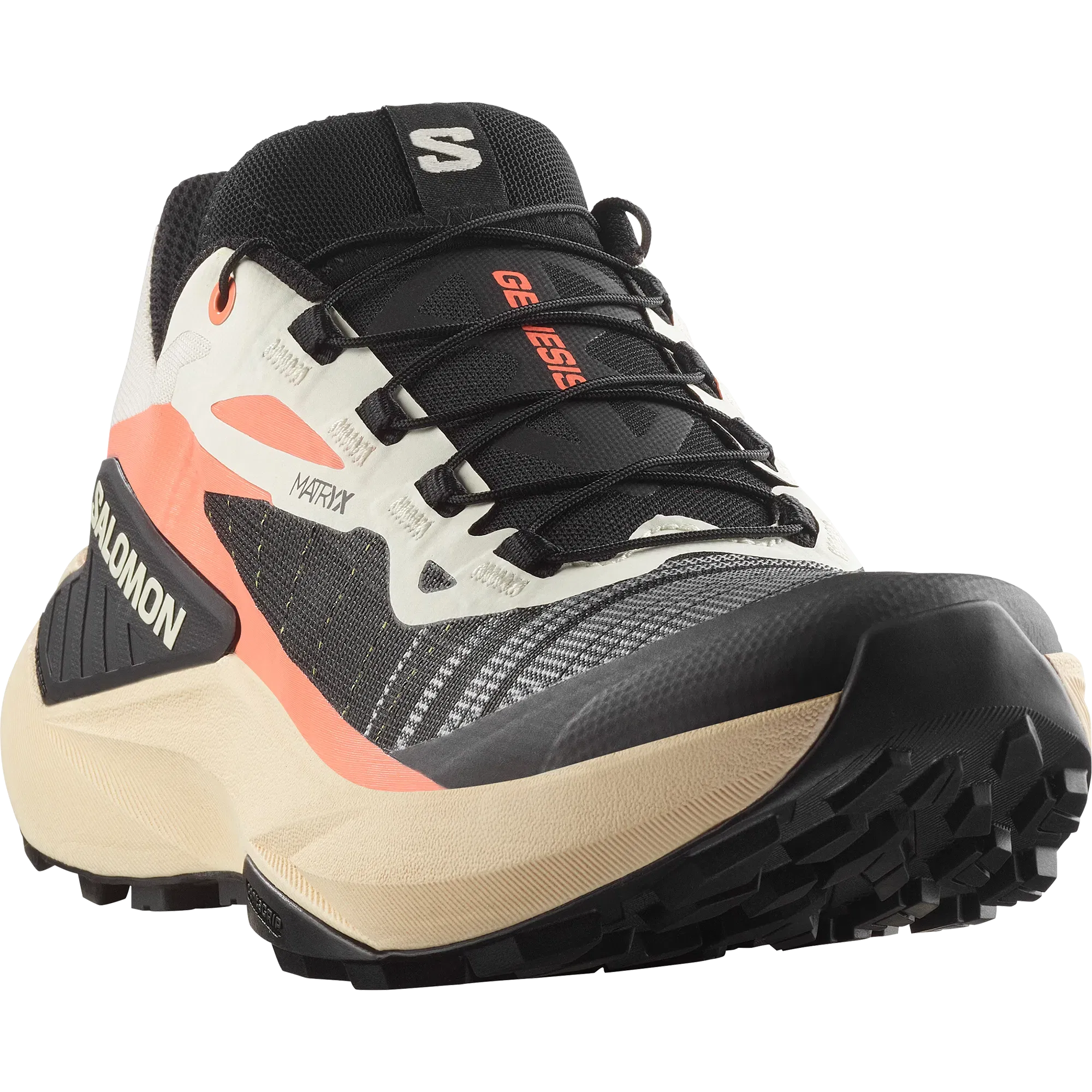 Salomon Genesis Trail Running Shoes Womens Fusion Coral