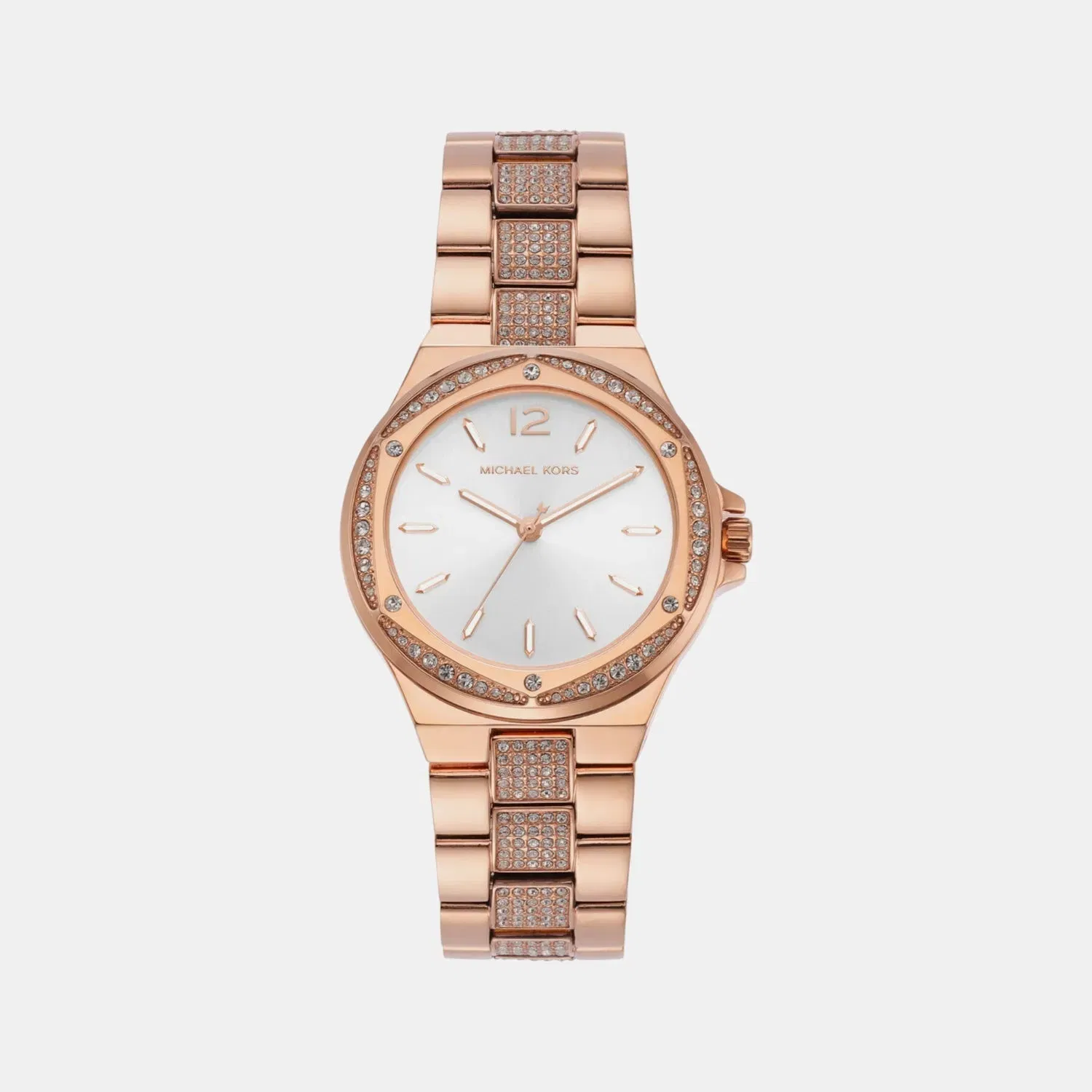 Michael Kors Lennox Women Quartz White Dial Analog Stainless Steel Watch Mk7362