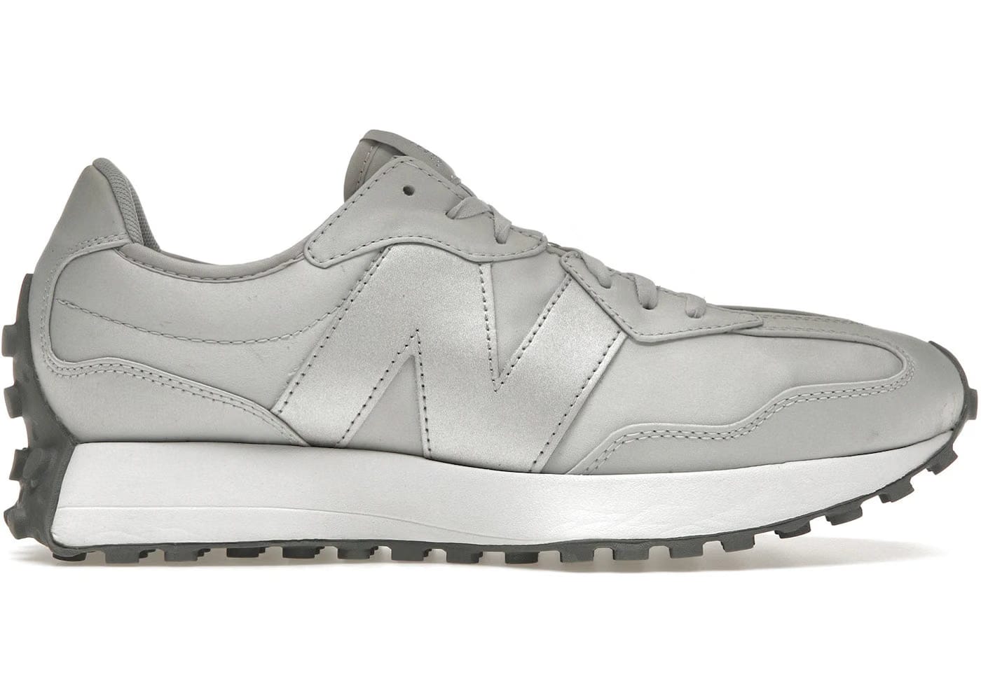 New Balance 327 Light Aluminum Gunmetal Womens