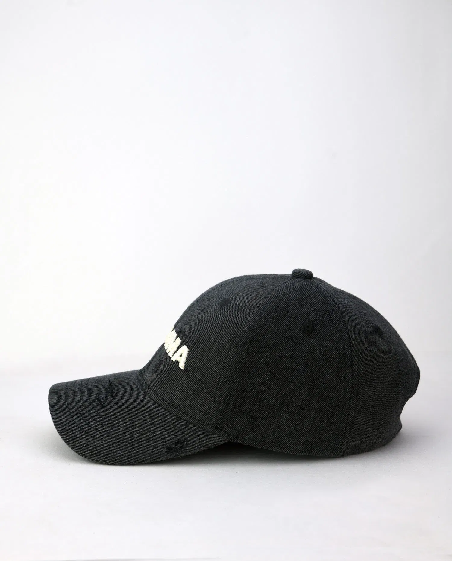 Brahma // Black Denim Baseball Cap