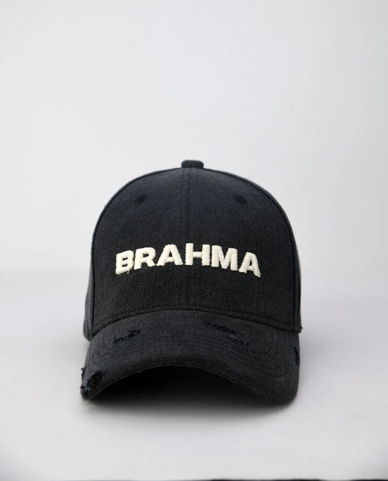 Brahma // Black Denim Baseball Cap