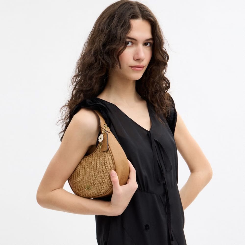 Coach Emily Shoulder Bag Gold Toast
