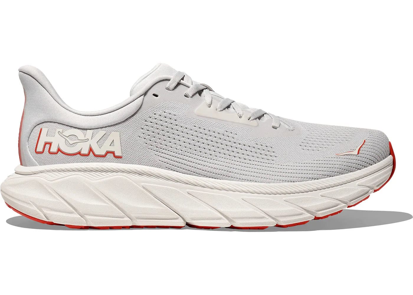 Hoka One One Arahi 7 Cosmic Grey Ruby Red