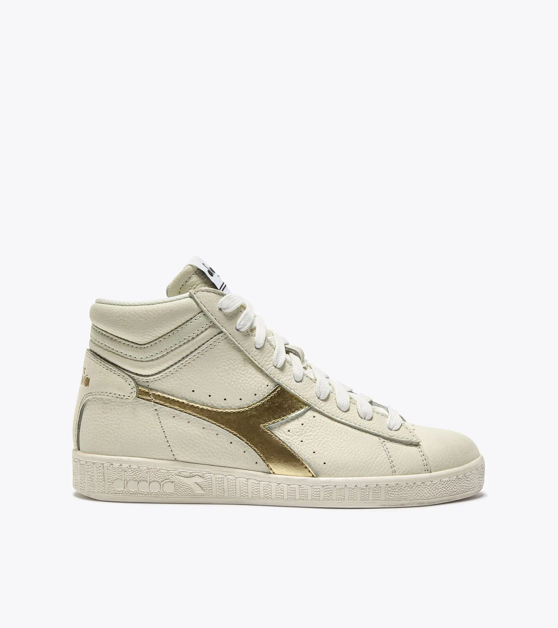 Diadora Game L High Waxed Metal Wn White/Gold