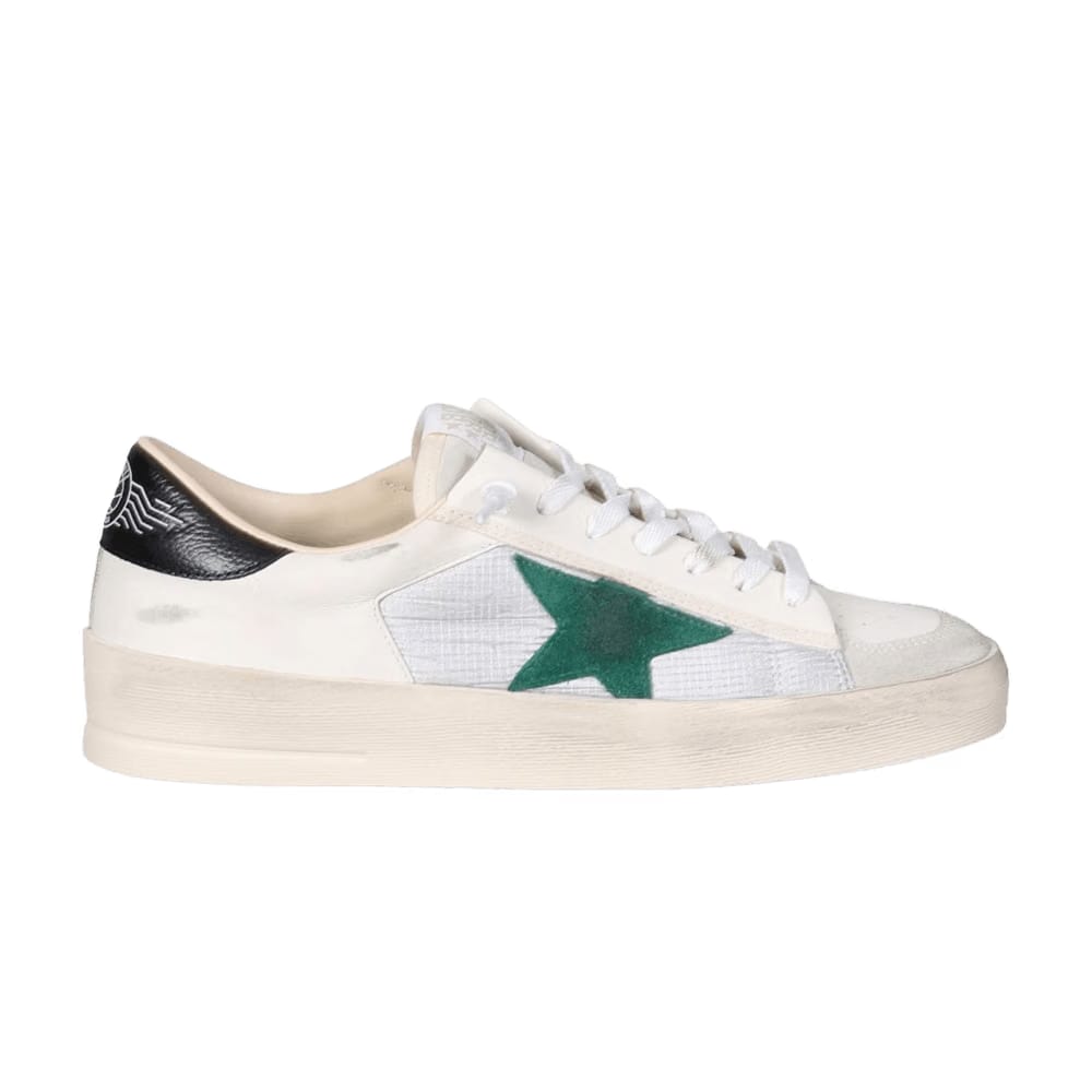 Golden Goose Stardan White Silver Black Green