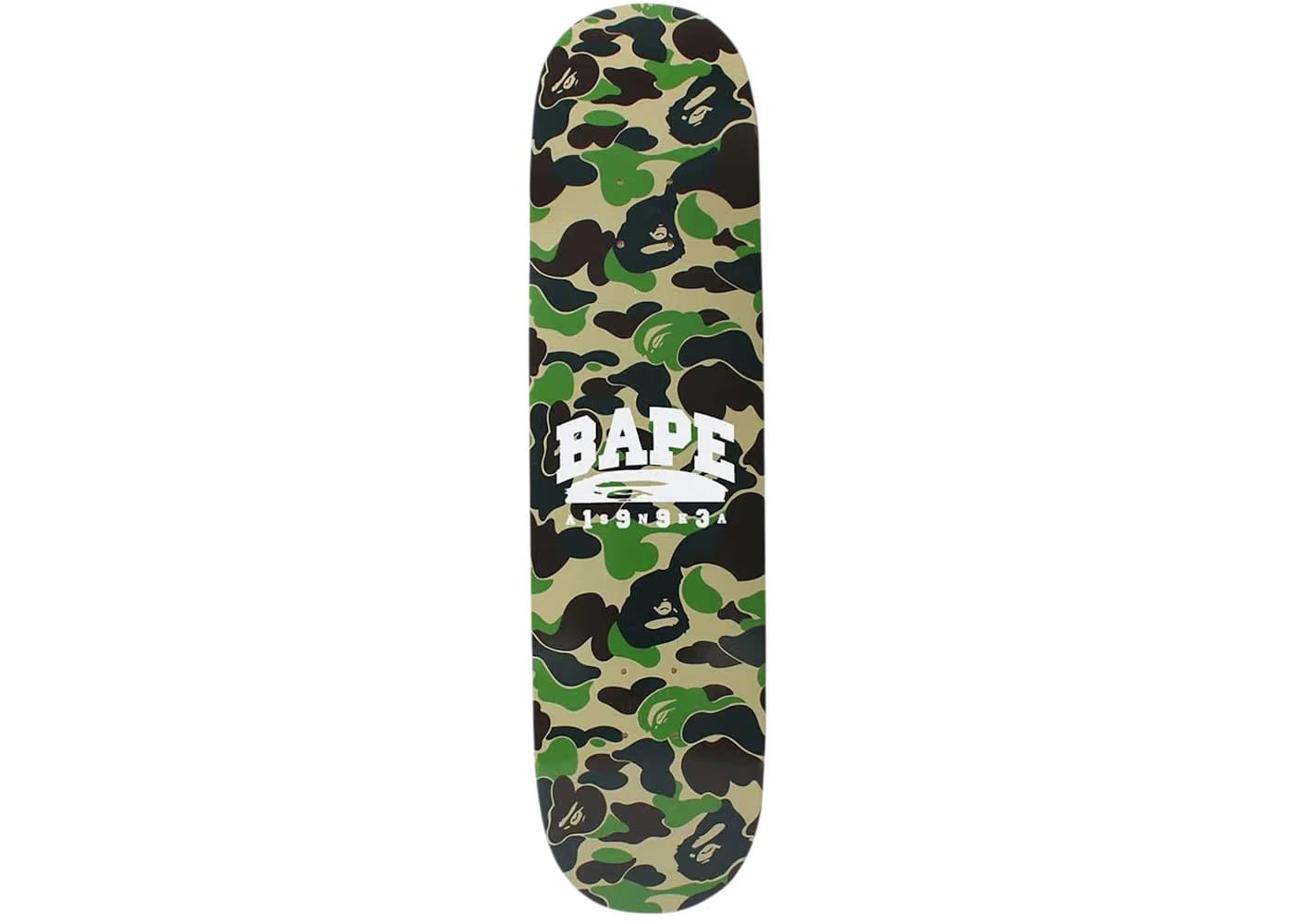 Bape Abc Camo Skateboard Deck Green