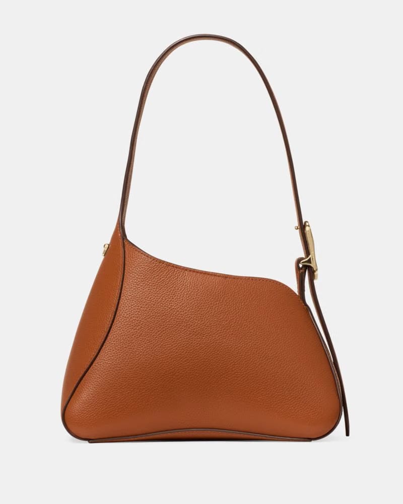 KateSpade 454 Sculpted Shoulder Bag Warm Gingerbread