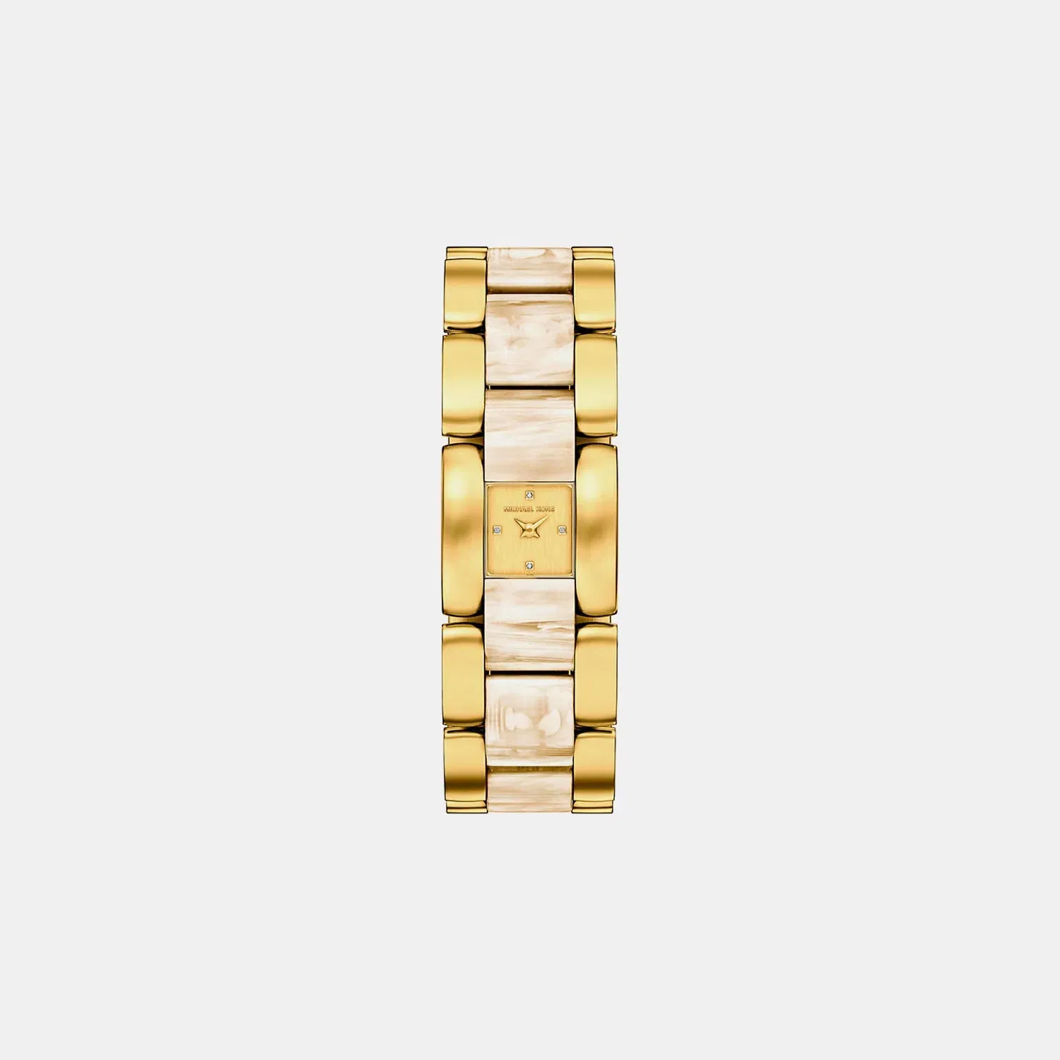 Michael Kors Darrington Women Quartz Gold Dial Analog Stainless Steel Watch Mk7592
