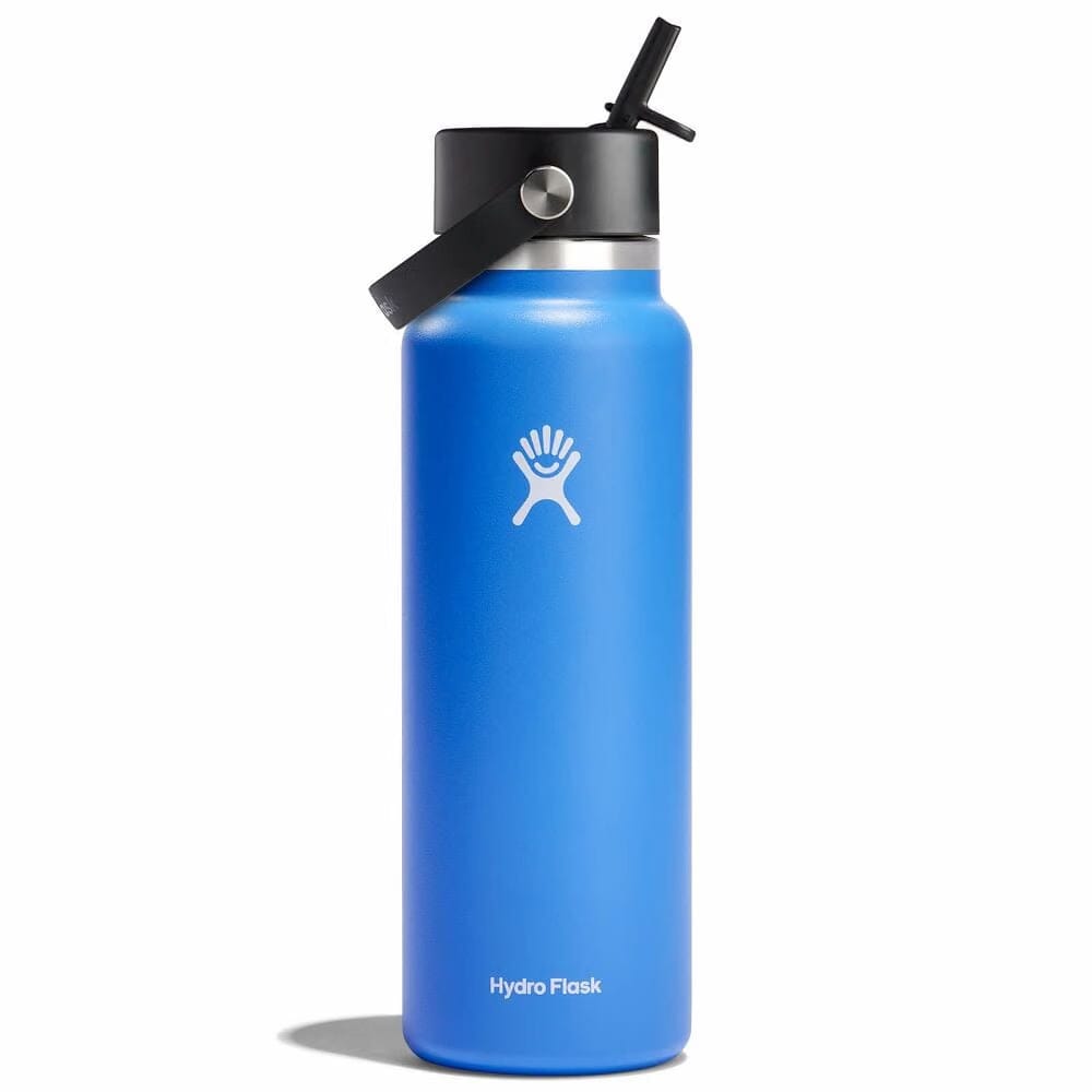 Hydro Flask 40 Oz Wide Mouth W/ Flex Straw Cap