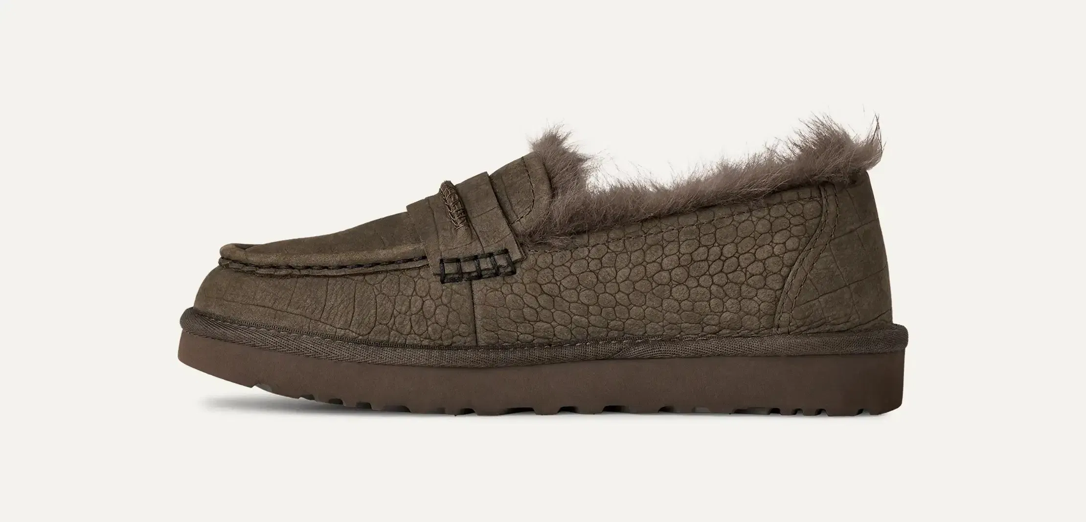 Ugg Ellis Embossed Loafer Dense Smoke