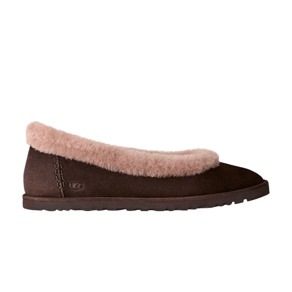 Ugg Zora Ballet Flat Dusted Cocoa Womens