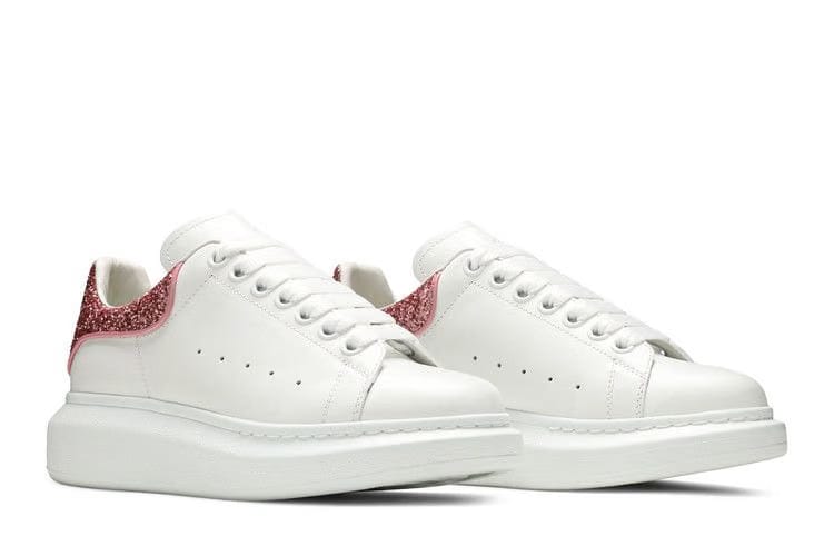 Alexander McQueen Wmns Oversized Sneaker 'White Pink Glitter'