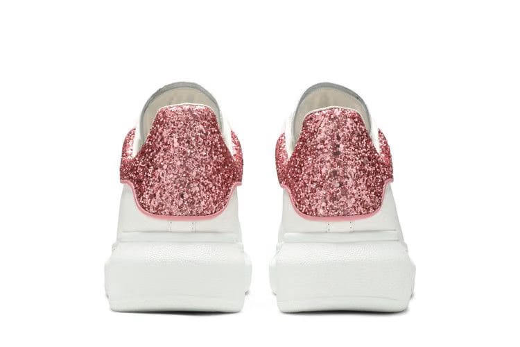 Alexander McQueen Wmns Oversized Sneaker 'White Pink Glitter'