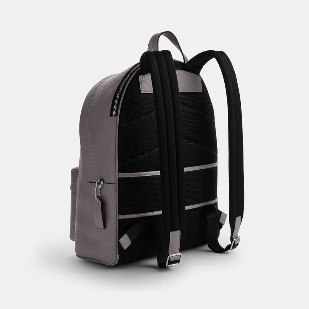 Coach Taylor Backpack Silver Graphite