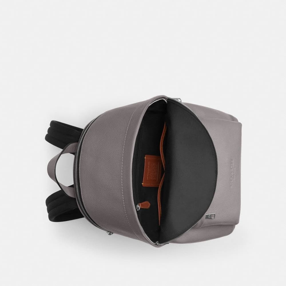 Coach Taylor Backpack Silver Graphite