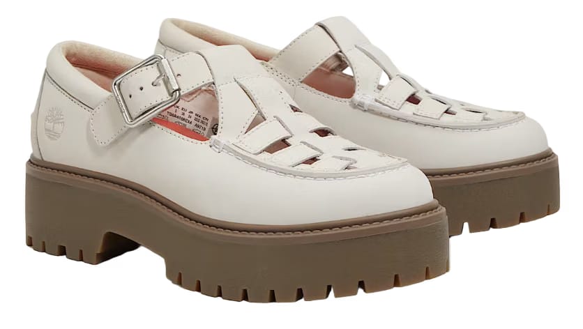 Timberland Stone Street Platform Buckle Natural Nubuck (W)