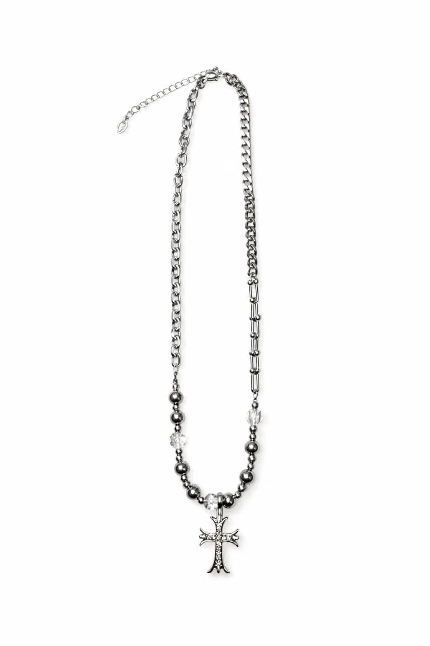 CH Pearl and Beads SS Necklace
