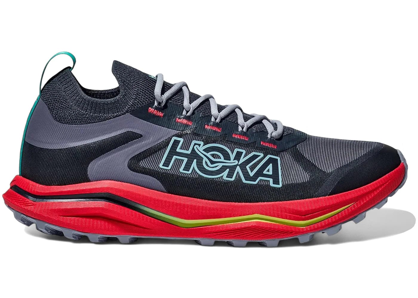 Hoka One One Zinal 2 Stormy Skies Cerise