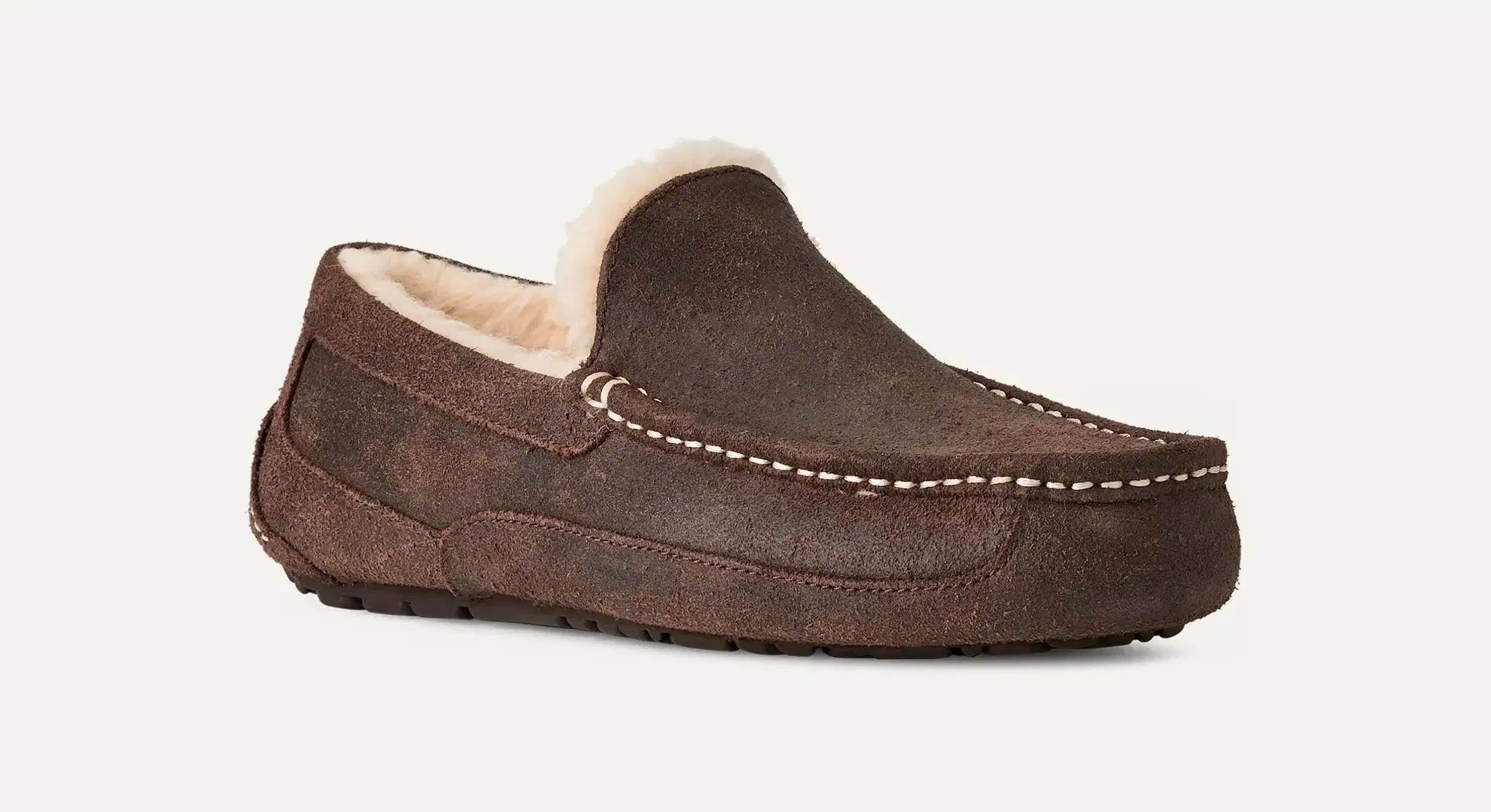 Ugg Ascot Leather Distressed Dusted Cocoa