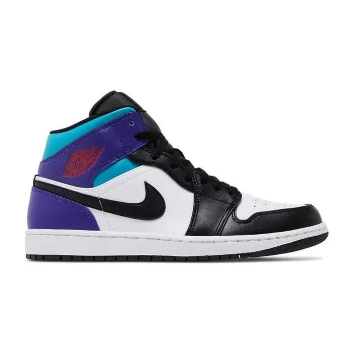 AIR JORDAN 1 MID BRIGHT CONCORD