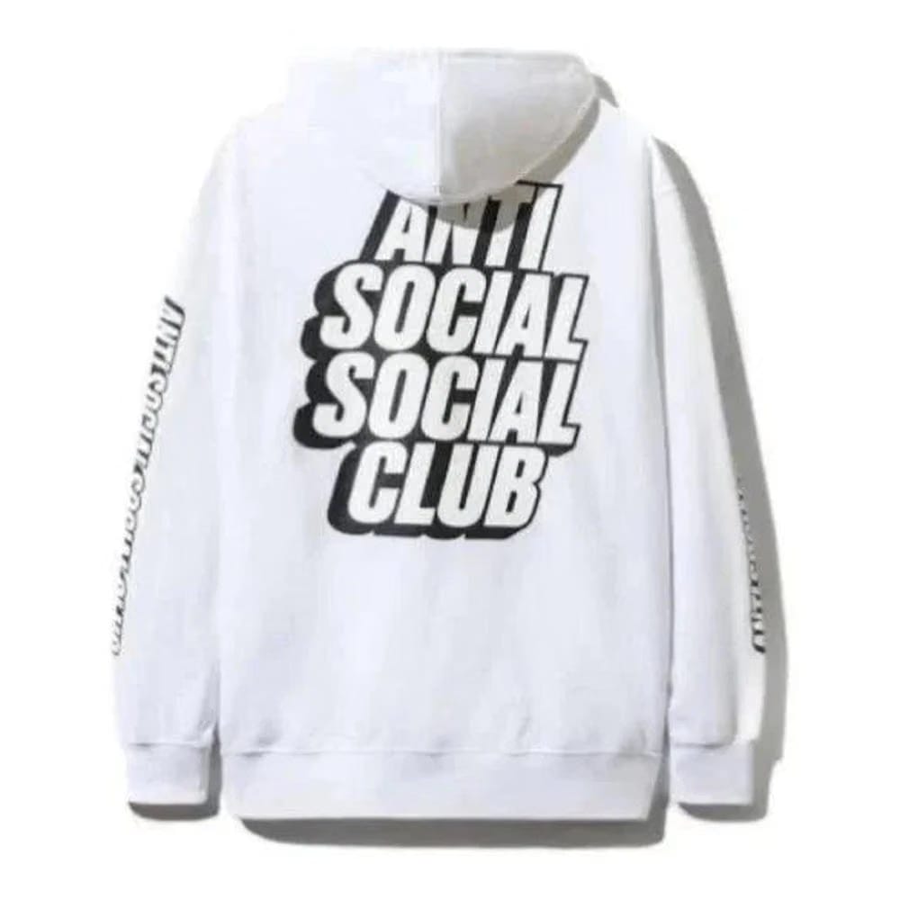 Anti Social Social Club Blocked Hoodie "WHITE"
