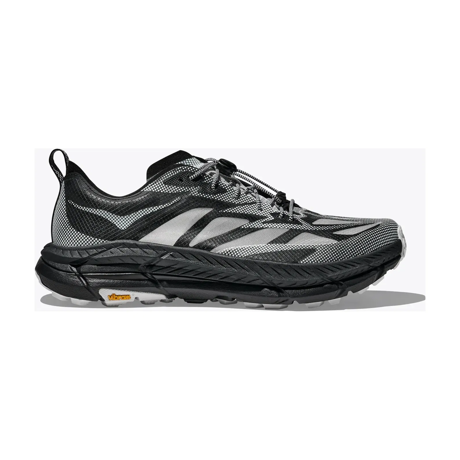 Hoka Stealth Tech Mafate Speed 4 Lite Black White
