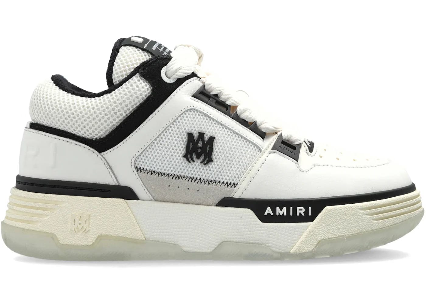 Amiri Ma-1 White Black Womens