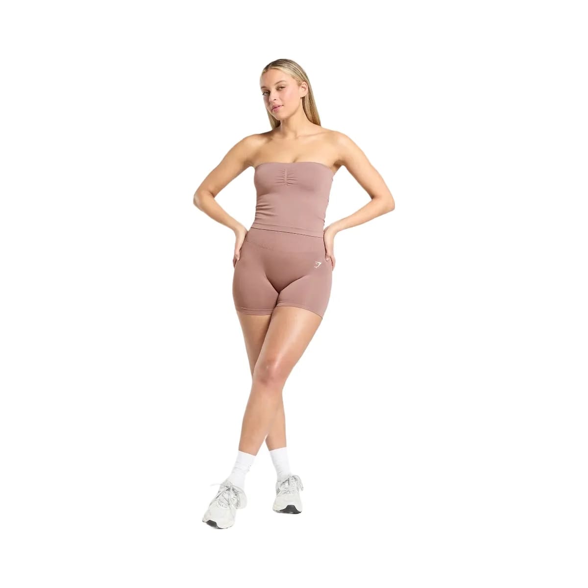 Gymshark Everyday Seamless Midi Tube Top - Chestnut Pink