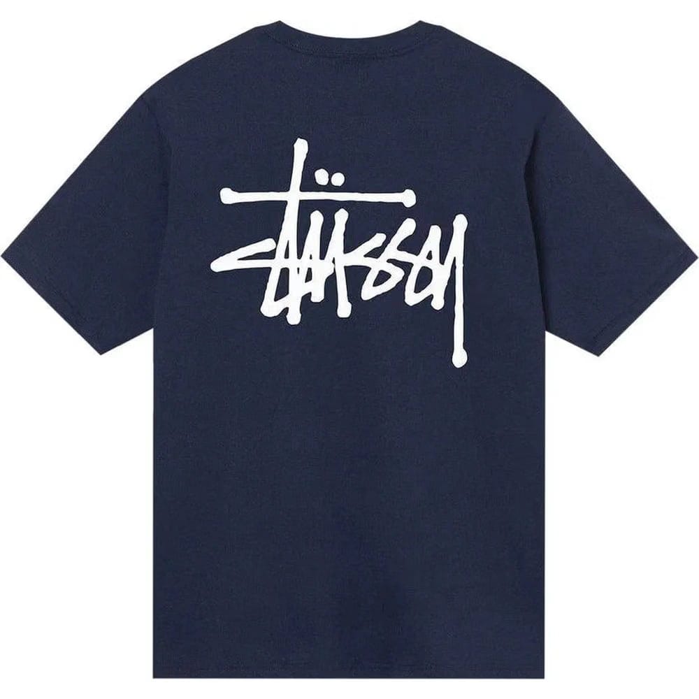 STUSSY BASIC " NAVY"