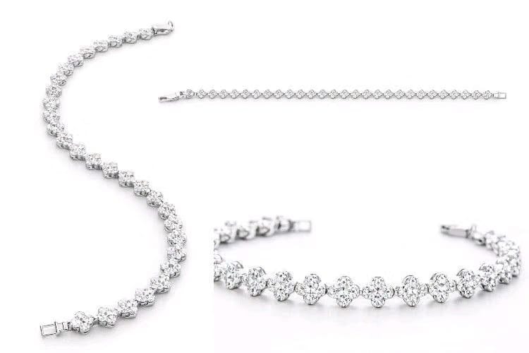 Silver Clover Bracelet