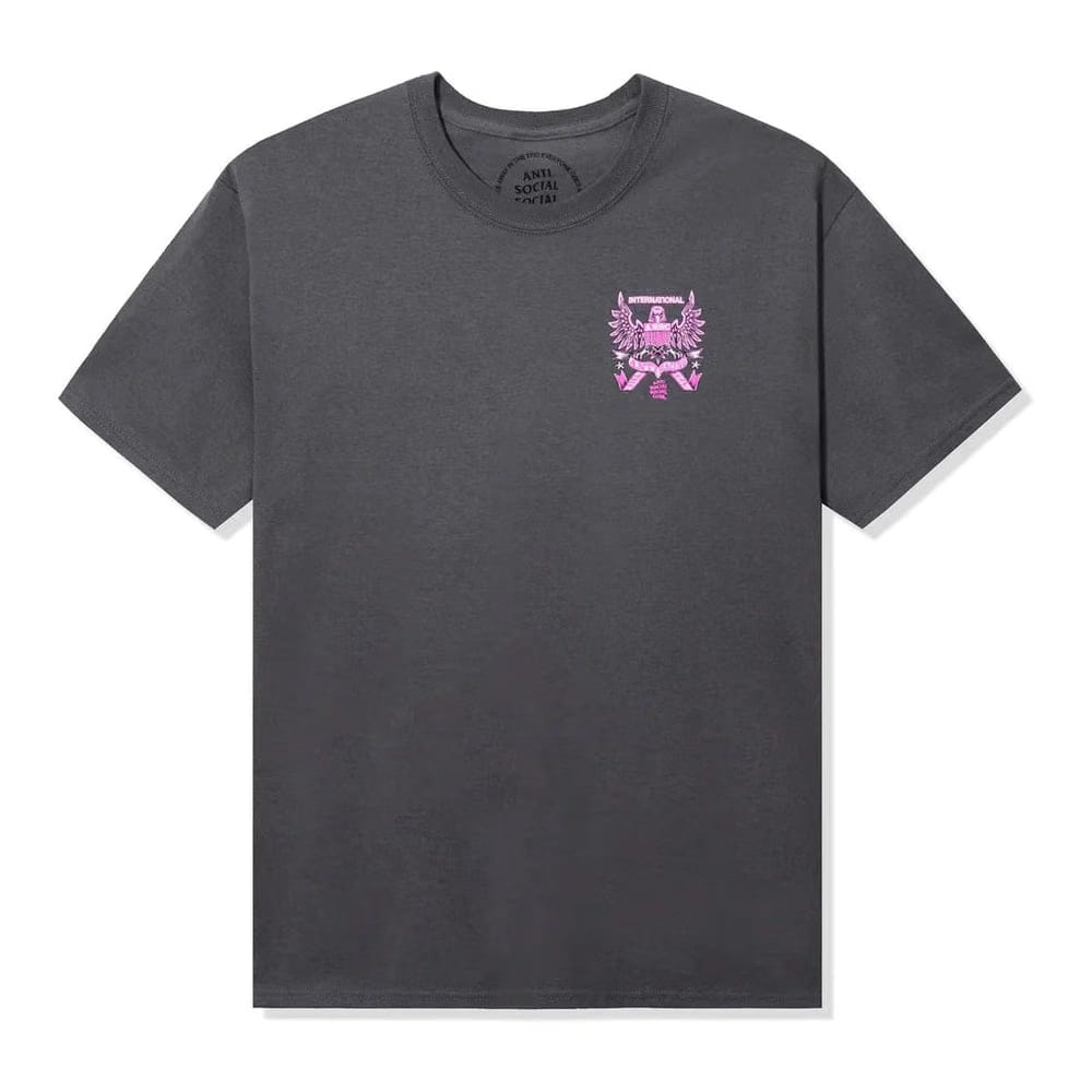 Anti Social Social Club Overanxious Tee 'Charcoal'