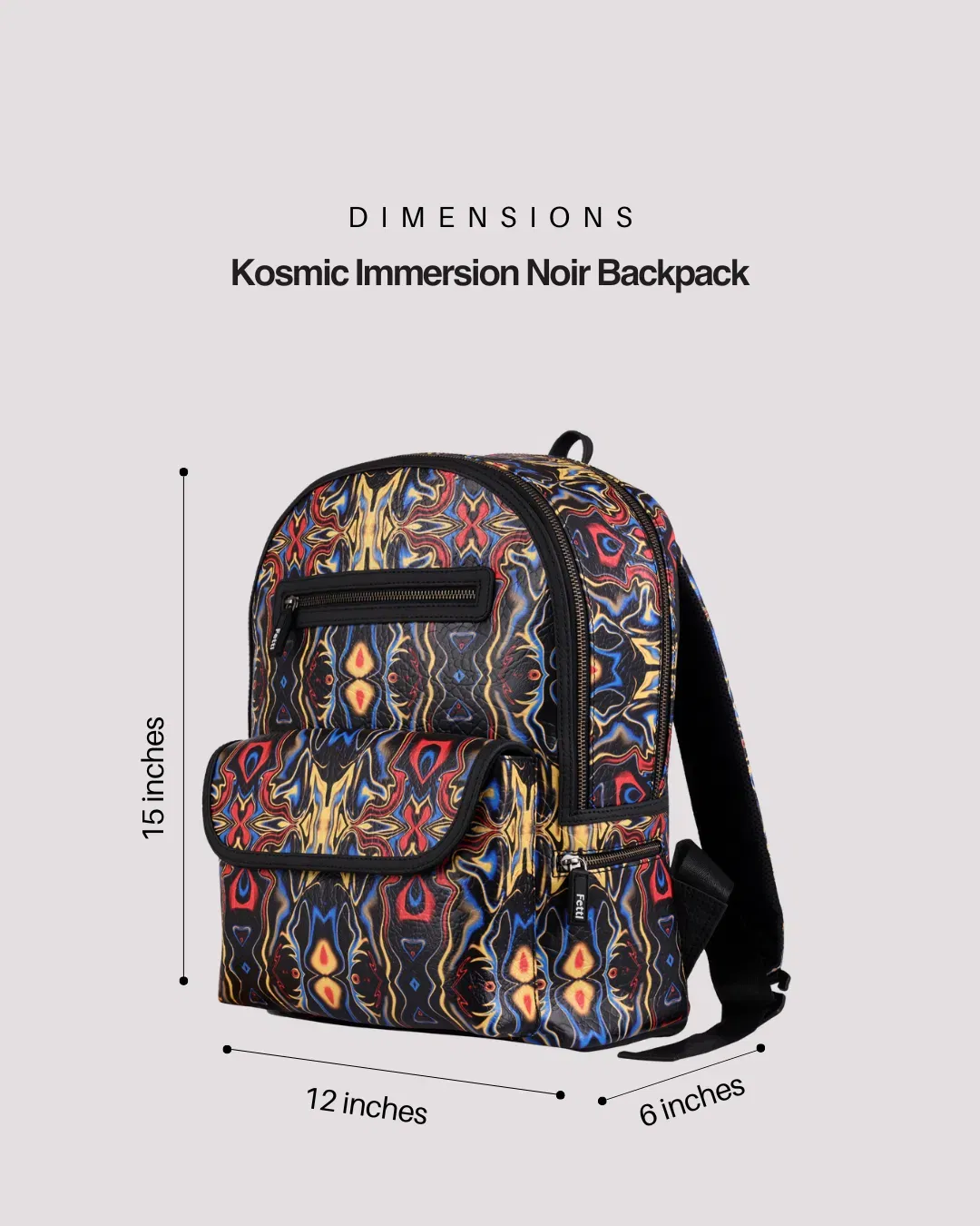 Kosmic Immersion Backpack- Noir Men