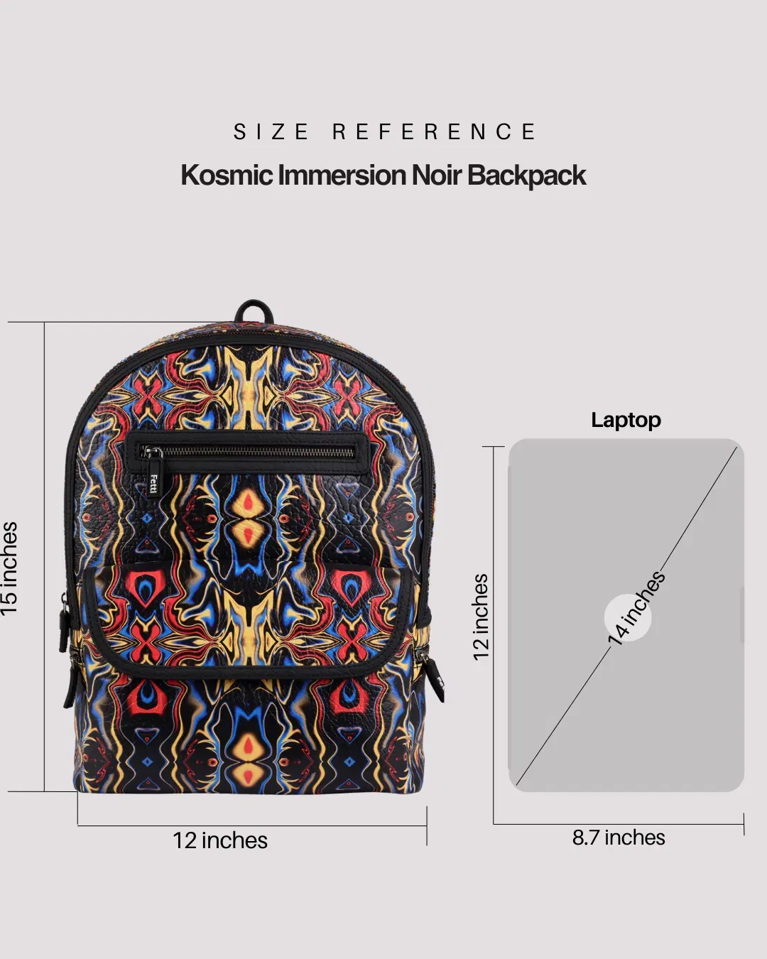 Kosmic Immersion Backpack- Noir Men