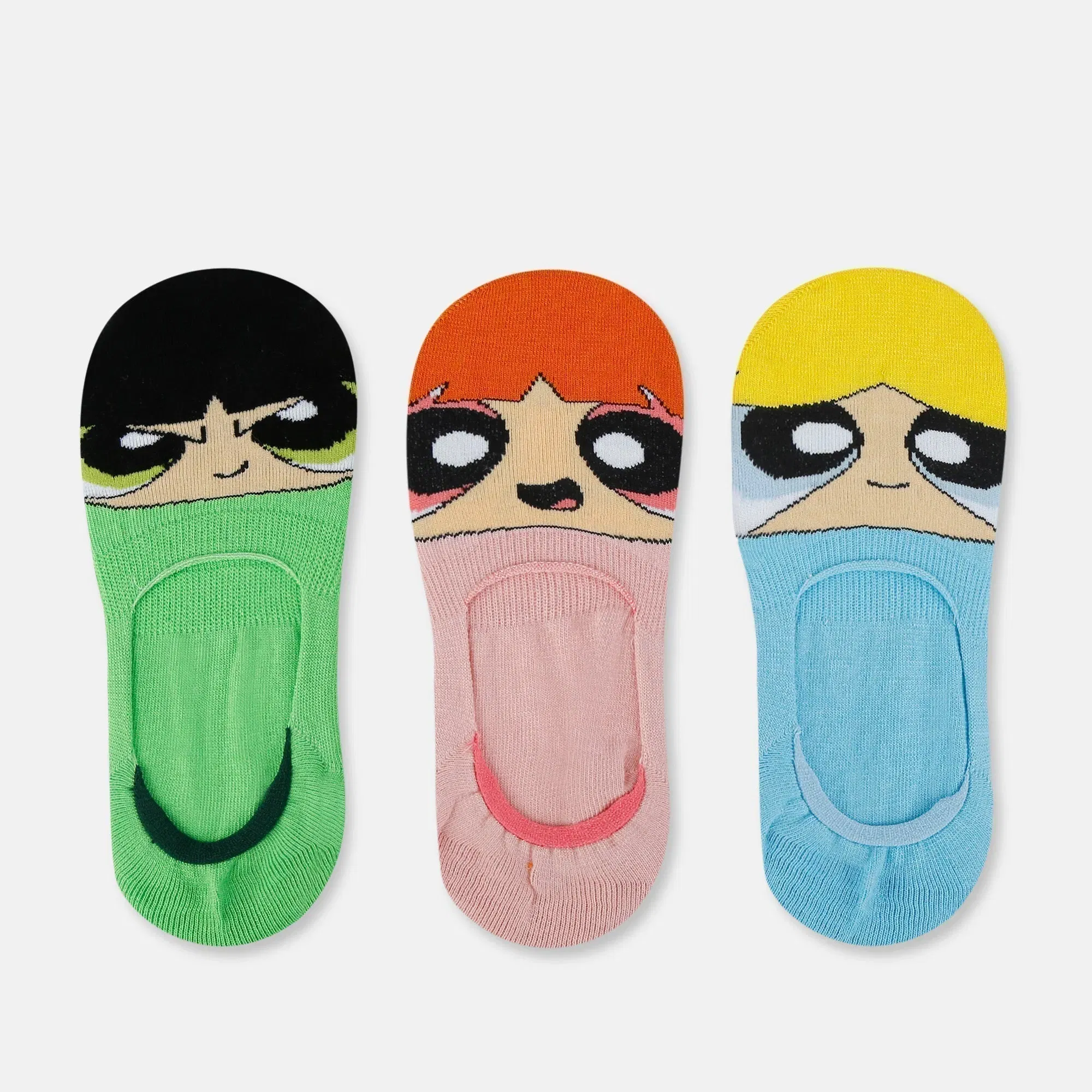 Kid's Powerpuff Girls Loafer Socks