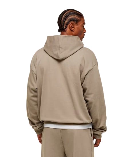 Gymshark Embossed Boxy Hoodie Lifestyle Brown