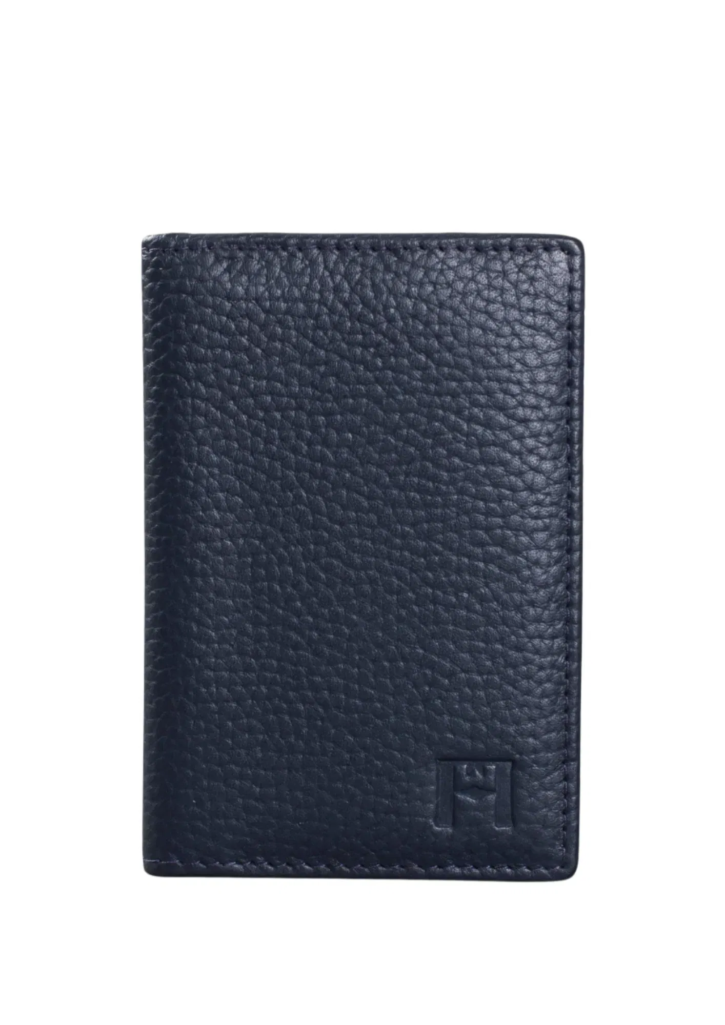 Petite Wallet, Leather With RFID Blocking | Navy