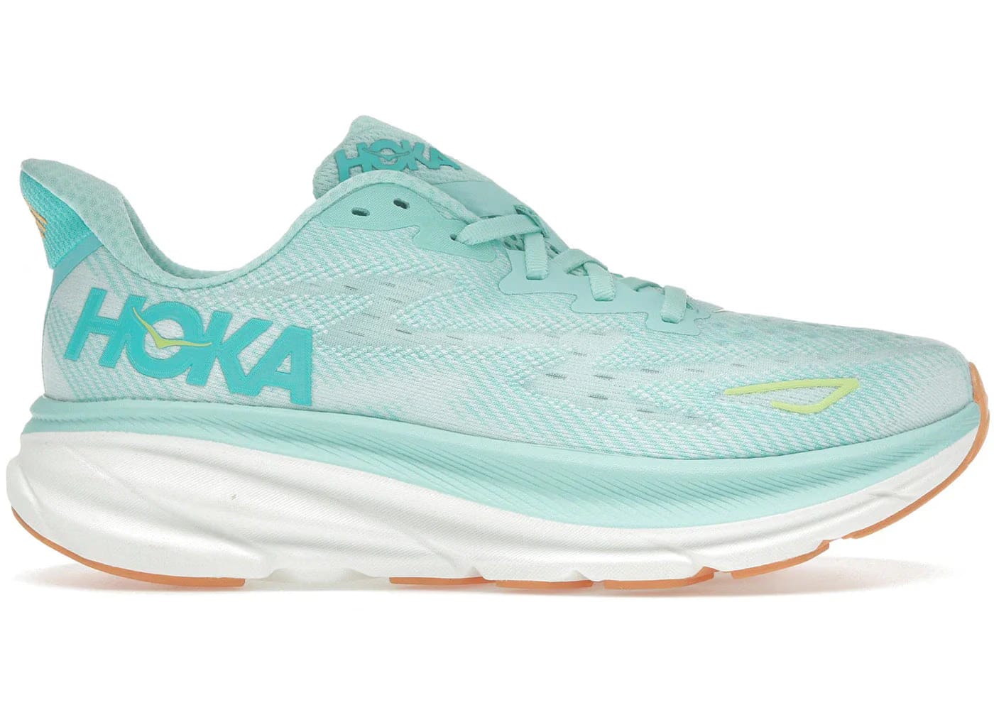 Hoka One One Clifton 9 Seafoam Aqua Breeze Womens