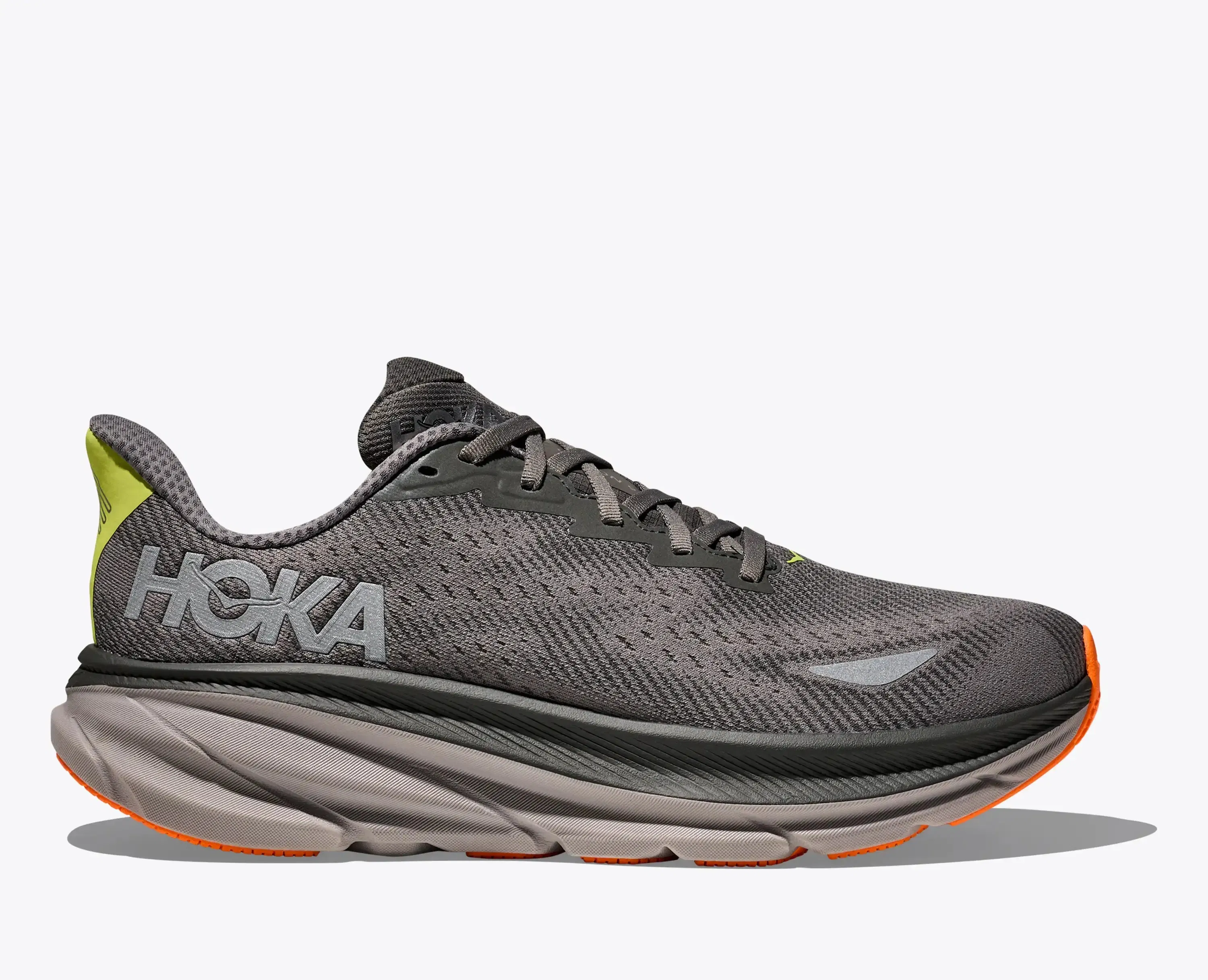 Hoka 'S Clifton 9 Gtx Asphalt Grey Gravel
