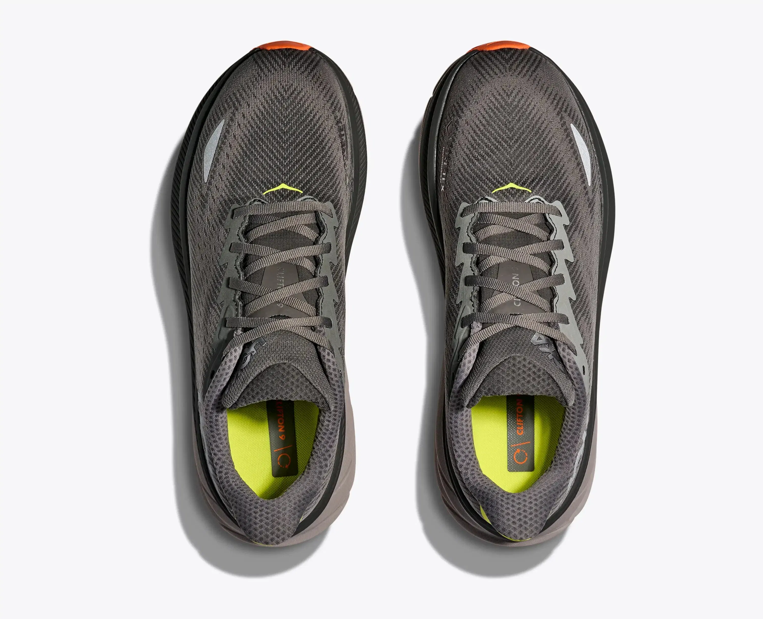 Hoka 'S Clifton 9 Gtx Asphalt Grey Gravel