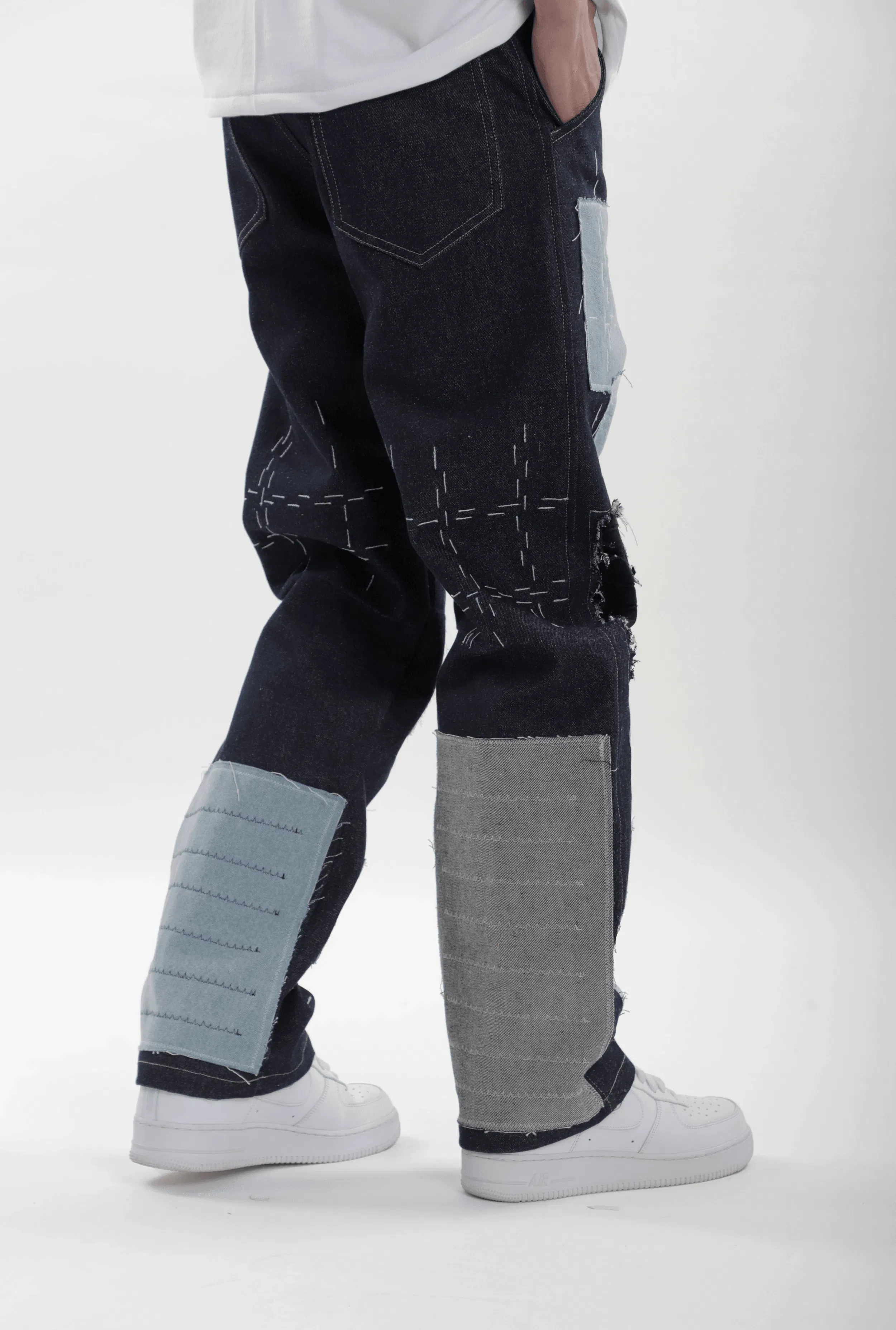 Sashiko Boro Jeans
