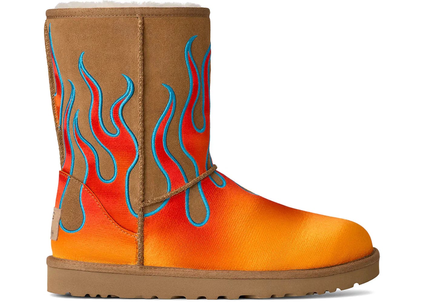 Ugg Classic Short Boot Jeremy Scott Flames Chestnut 2025