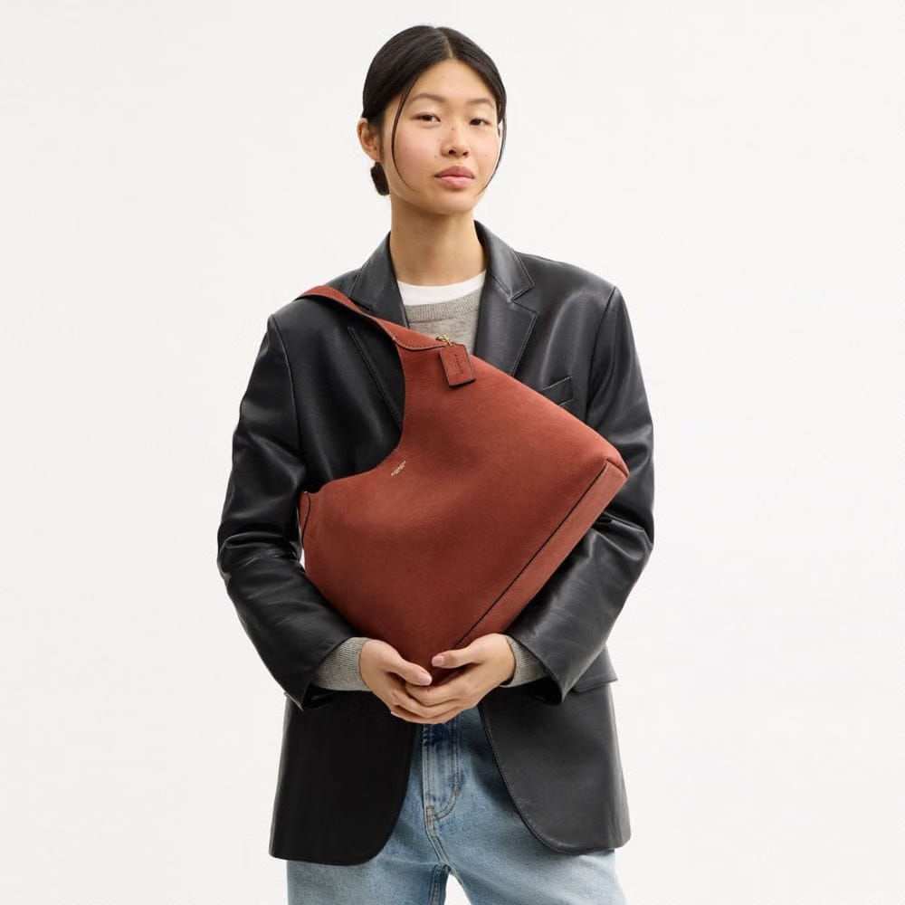 Coach Brooklyn Shoulder Bag 34 Brass Clay